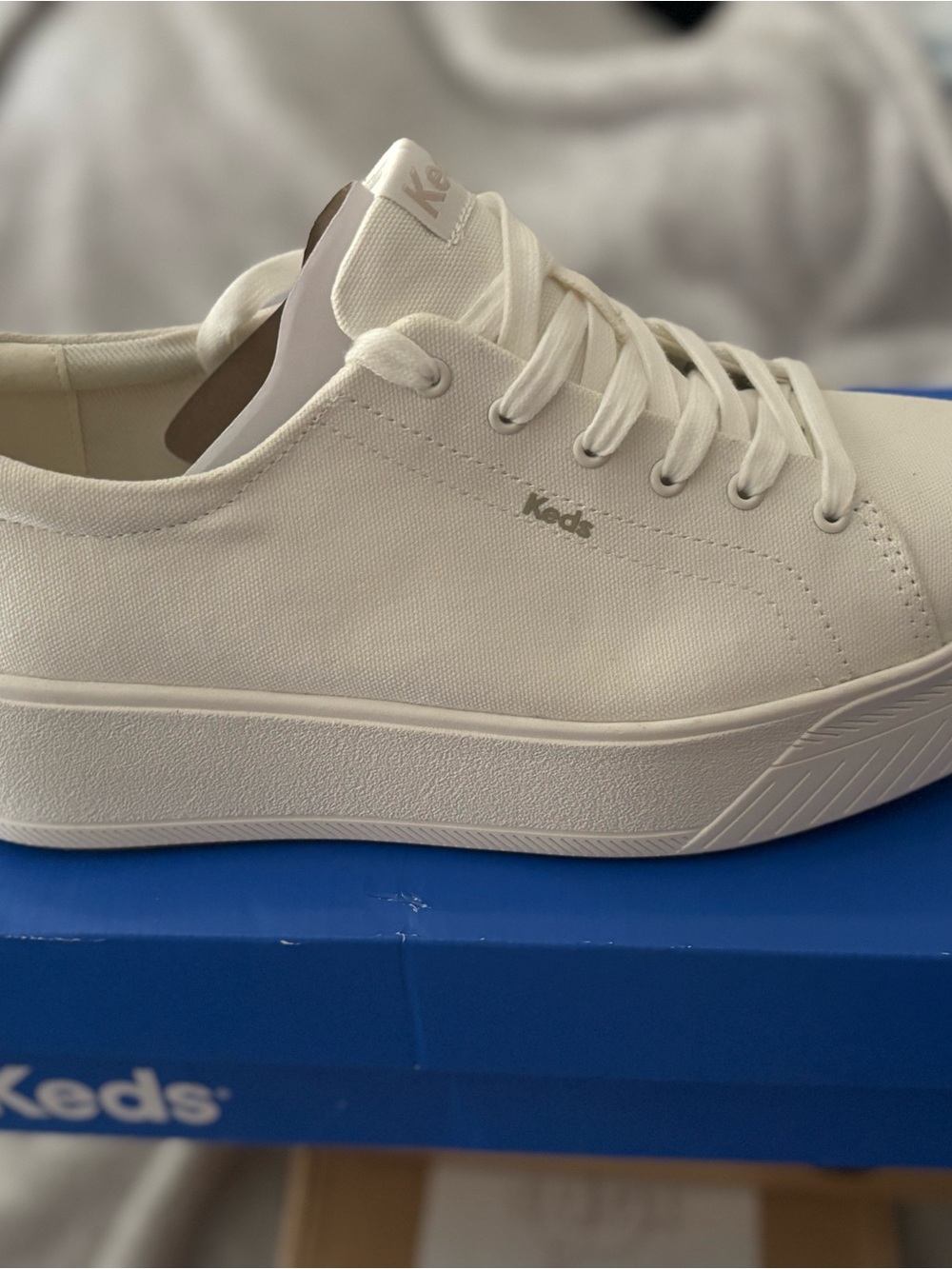 Keds Blue Shoe Box with White Logo